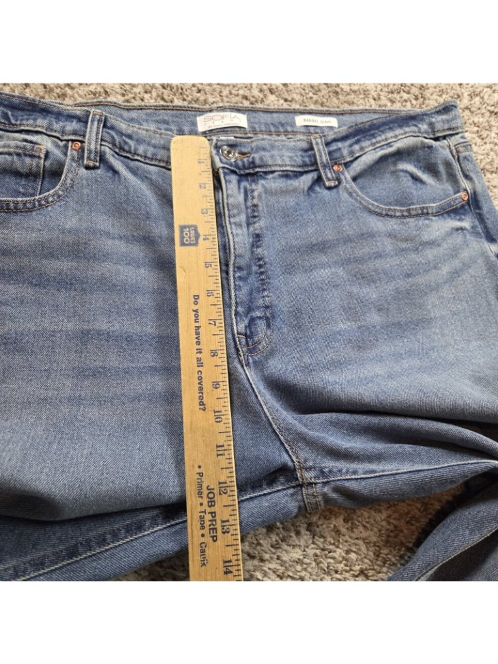 Sofia Jeans Womens 18 Cropped Barrel Leg Denim - Picture 5 of 8